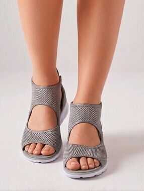 JBU SPORT Gray Mesh Women's Shoes Sz 11 NIB
